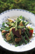 asparagus, french bean and cep salad