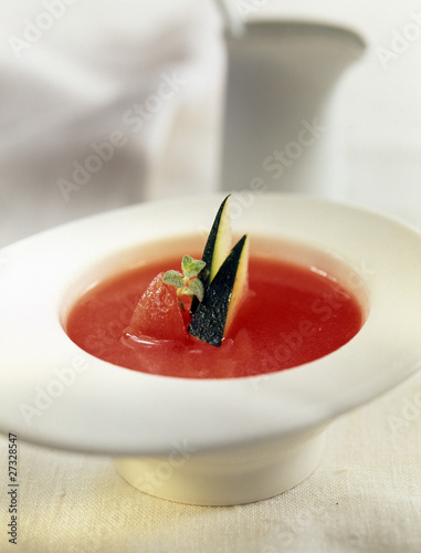 Photo: Watermelon gaspacho Watermelon gaspacho