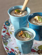 Mushroom,thyme and basil soup