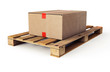 wooden shipping pallet