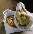 Poulard hen with mead