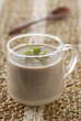 Big button mushroom creamy soup