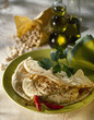 Chickpea puree Naan