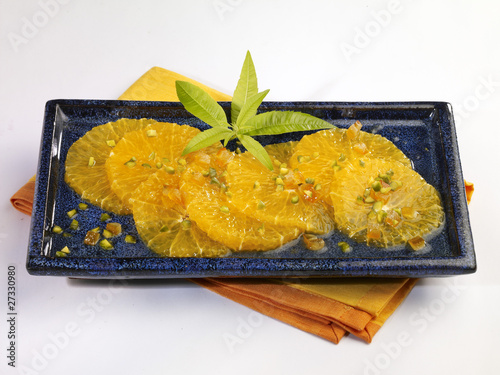 Photo: Orange fruit salad with orange blossom Orange fruit salad with orange blossom