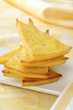 Polenta and parmesan grilled tart