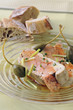 Sliced burbot liver terrine