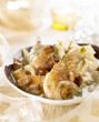 casserole dish cooked pheasant