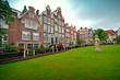 Old houses in Amsterdam, Netherlands