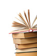 Pile of books isolated on white background Pile of books isolated on white background