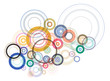 Abstract circle background