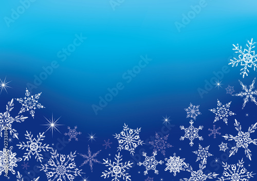 Vector: Eiskristalle - Snowflakes - Hintergrund Eiskristalle - Snowflakes - Hintergrund