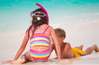 Children playing on beach