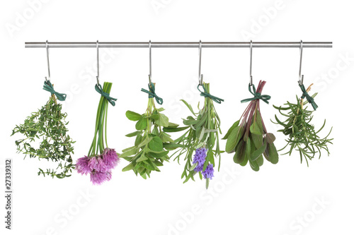 Photo: Herbs Hanging and Drying Herbs Hanging and Drying