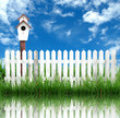 Photo: birdhouse in the garden birdhouse in the garden