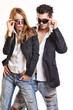 Photo: fashion couple with sunglasses fashion couple with sunglasses
