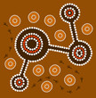 Aboriginal desert hunting path