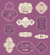 Ornate vector frames