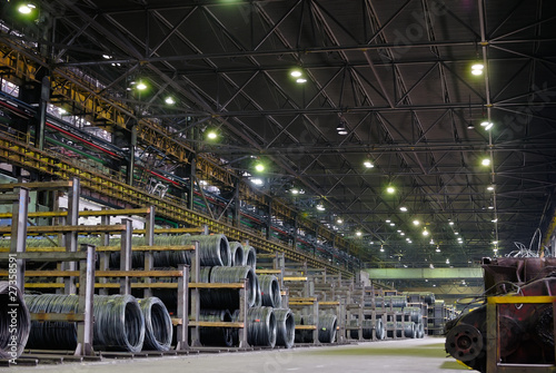 Photo: industrial metallurgical storehouse industrial metallurgical storehouse