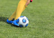 Foto: Kicking the ball Kicking the ball