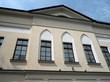 old yellow building at day