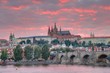 château de Prague, soleil couchant