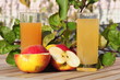 Natürlicher Apfelsaft