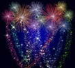 funkelndes feuerwerk