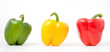 Paprika auf hellem Hintergrund