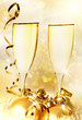 Champagne toast for New Year
