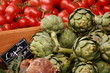 A fényképek részletei Artichauts & tomates, produits naturels