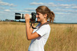 Young photographer girl Young photographer girl
