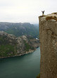 Myself  on Preikestolen