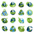 icons globe and arrows