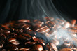 coffee in smoke
