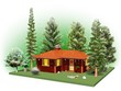 Casa nel Bosco d'Inverno- Home in a Wood-3D
