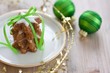 christmas star-shaped cinnamon biscuits