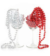noël, verres et décoration