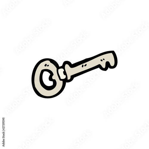 Cartoon Old Key