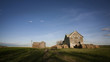 Retired house on the South Dakota Plains with out building and s