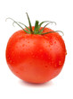 Fresh tomato with water drops Fresh tomato with water drops