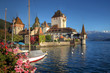 Oberhofen Castle on Lake Thun, Switzerland Oberhofen Castle on Lake Thun, Switzerland