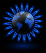 Business background, gas energy concept.