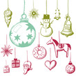 Details der Fotografie doodle Tags