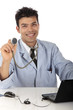 Young handsome Nepalese male doctor