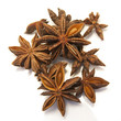 star anise isolated on white