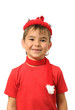 Boy in a red hat