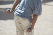 Boules (Petanque) game, French riviera