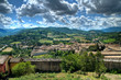 Panoramic view of Spoleto. Umbria.