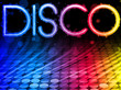 Disco Abstract Colorful Waves on Black Background Disco Abstract Colorful Waves on Black Background