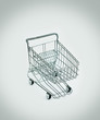 Empty shopping trolley